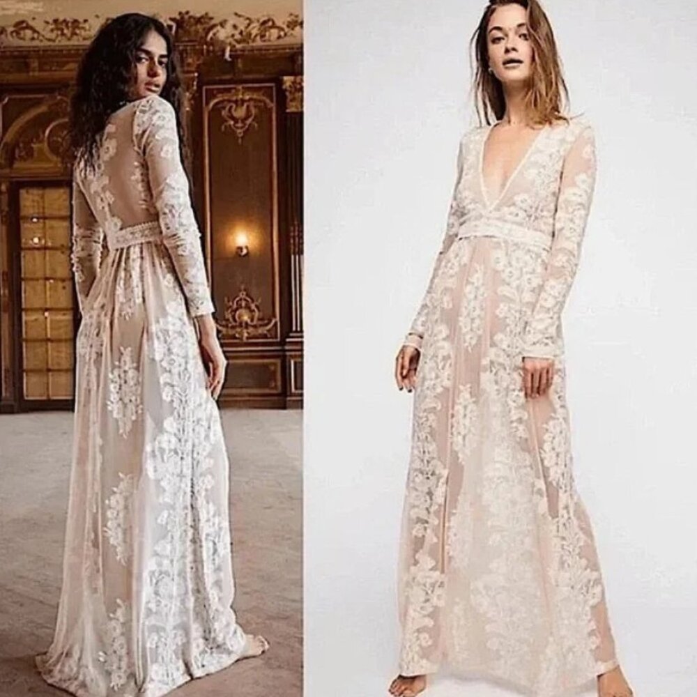 For Love & Lemons Temecula Maxi Dress NWT